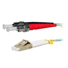 10 Gigabit Aqua LC/ST OM3 Multimode Duplex Fiber Optic Cable, 50/125, 20 meter (65.6 foot)