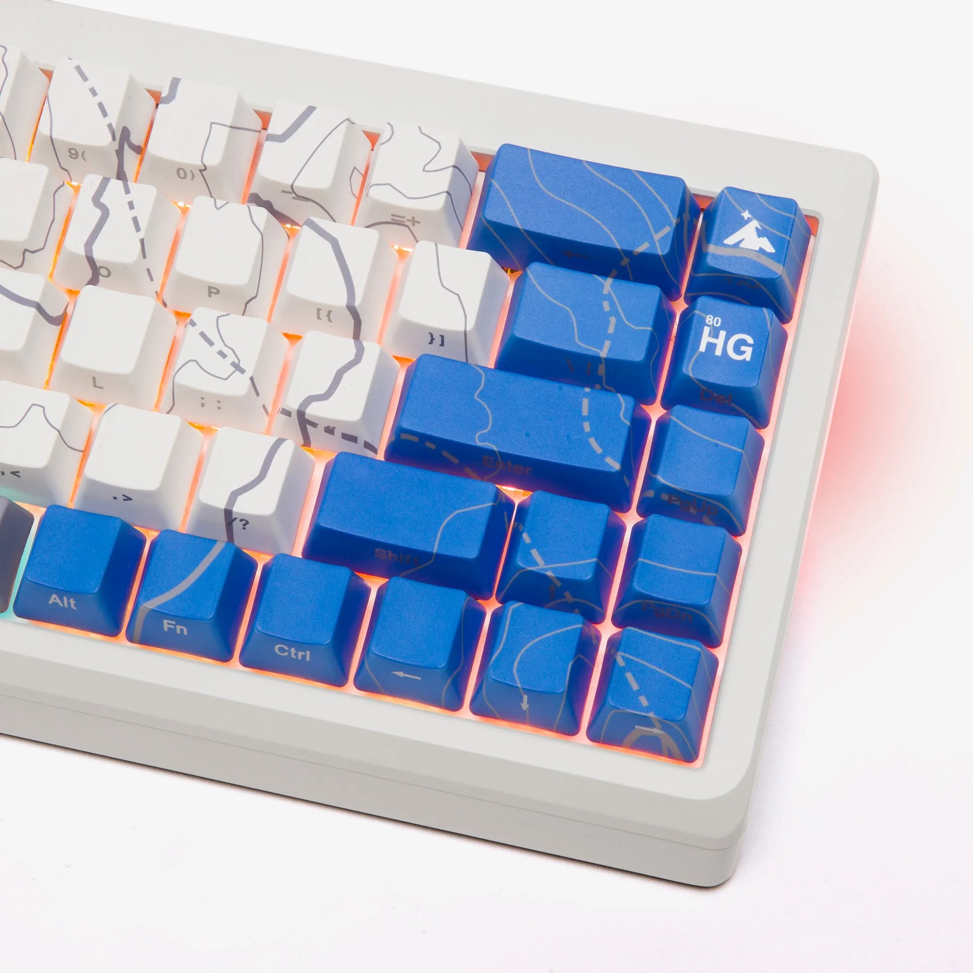 100T x HG Summit 65 Keyboard - Cartograph