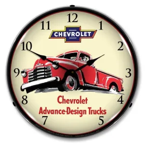 1953 Chevrolet Truck Backlit LED Clock