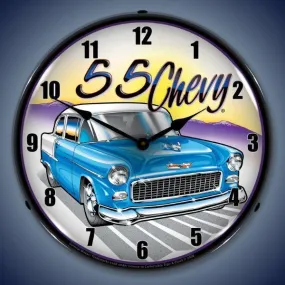 1955 Chevy Backlit LED Clock