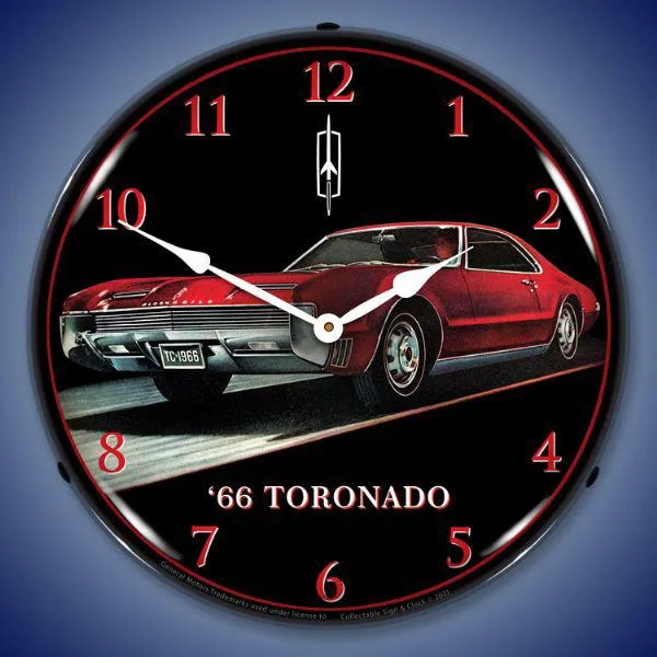 1966 Toronado Backlit LED Clock