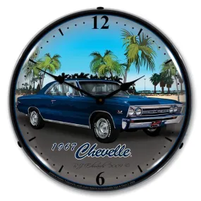 1967 Chevelle Backlit LED Clock