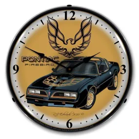 1977 Pontiac Firebird Backlit LED Clock