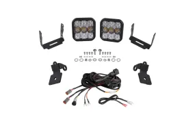 20-Present Polaris RZR A-Pillar LED Pod Kit, SS5 Sport White Combo Diode Dynamics