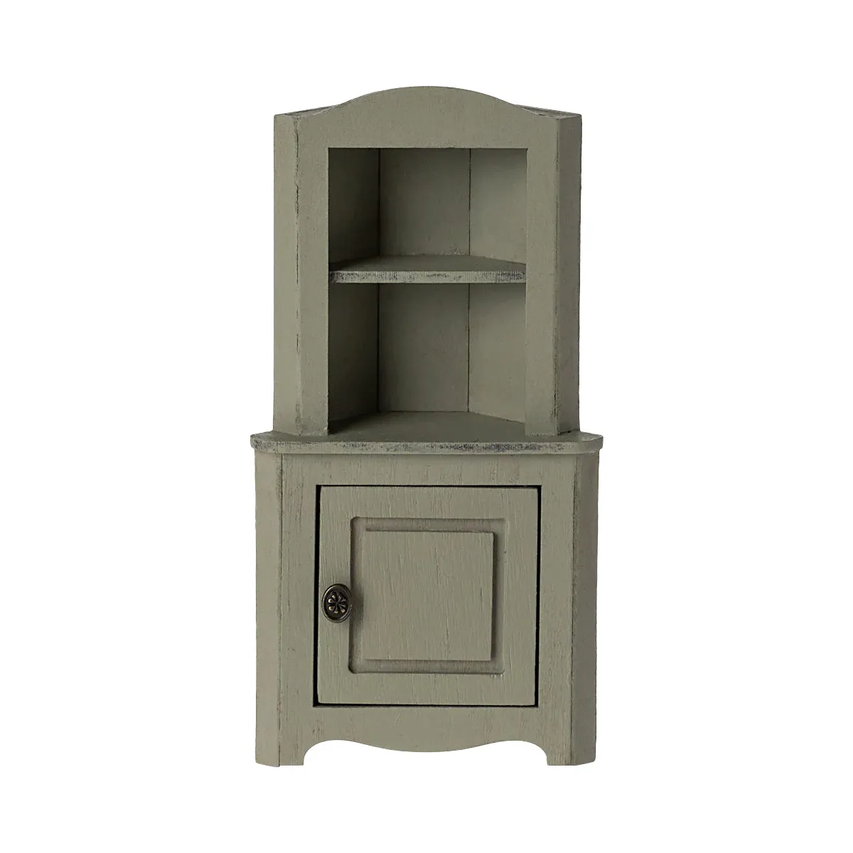 2024 Maileg Mouse Light Green Corner Cabinet