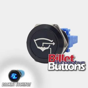 22mm 'BILGE PUMP 1 SYMBOL' Billet Push Button Switch Marine