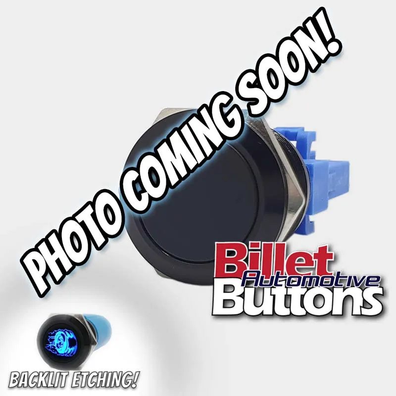 22mm 'GPS SYMBOL' Billet Push Button Switch Marine Location