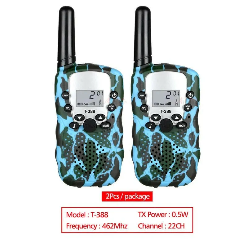 2Pcs Mimi Pc Walkie Talkie For Kids Boys Girls Tablet Funny Toys UHF Two Way Radio Talki Walki Children Interphone Free Talk