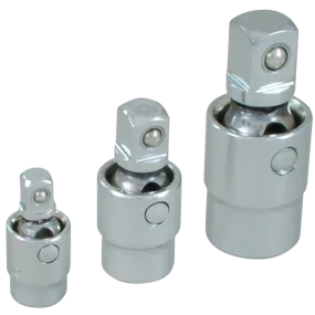 3 Piece Chrome Universal Swivel Joint Set