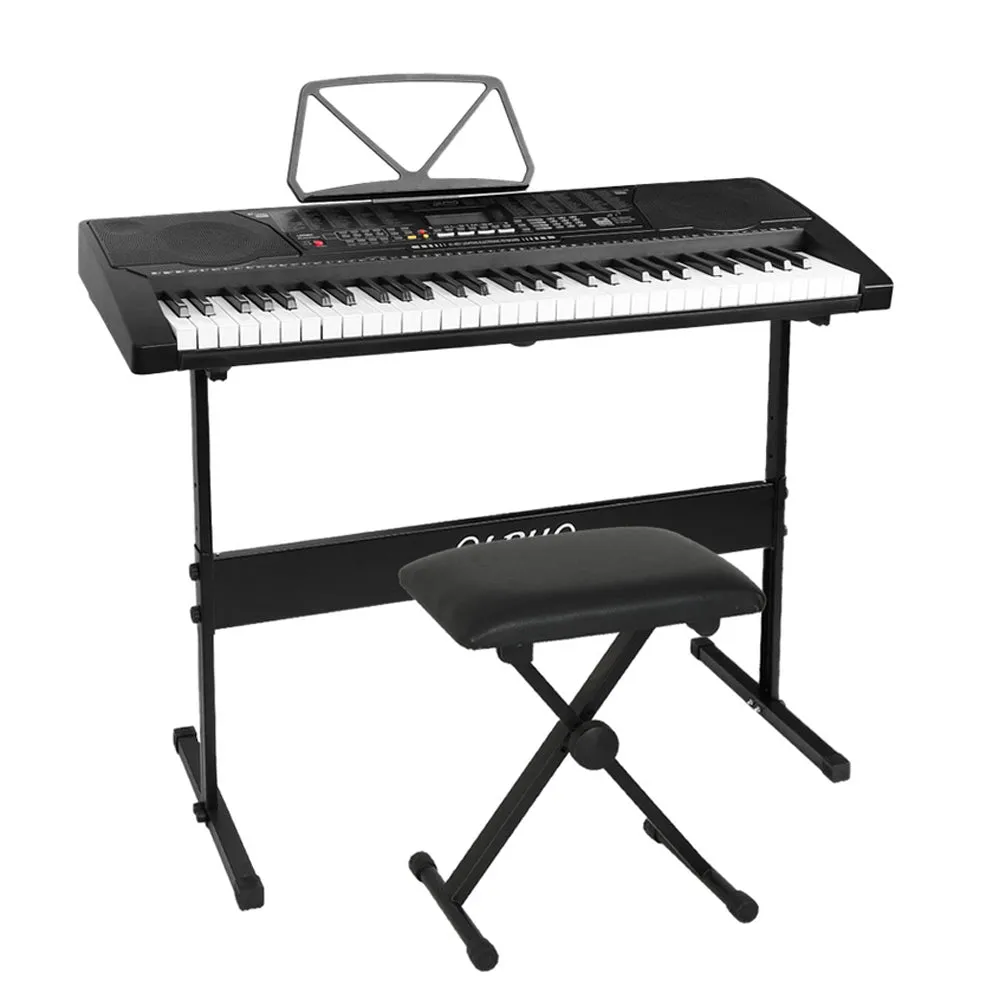 61-Key Digital Piano with Stand & Stool, Alpha