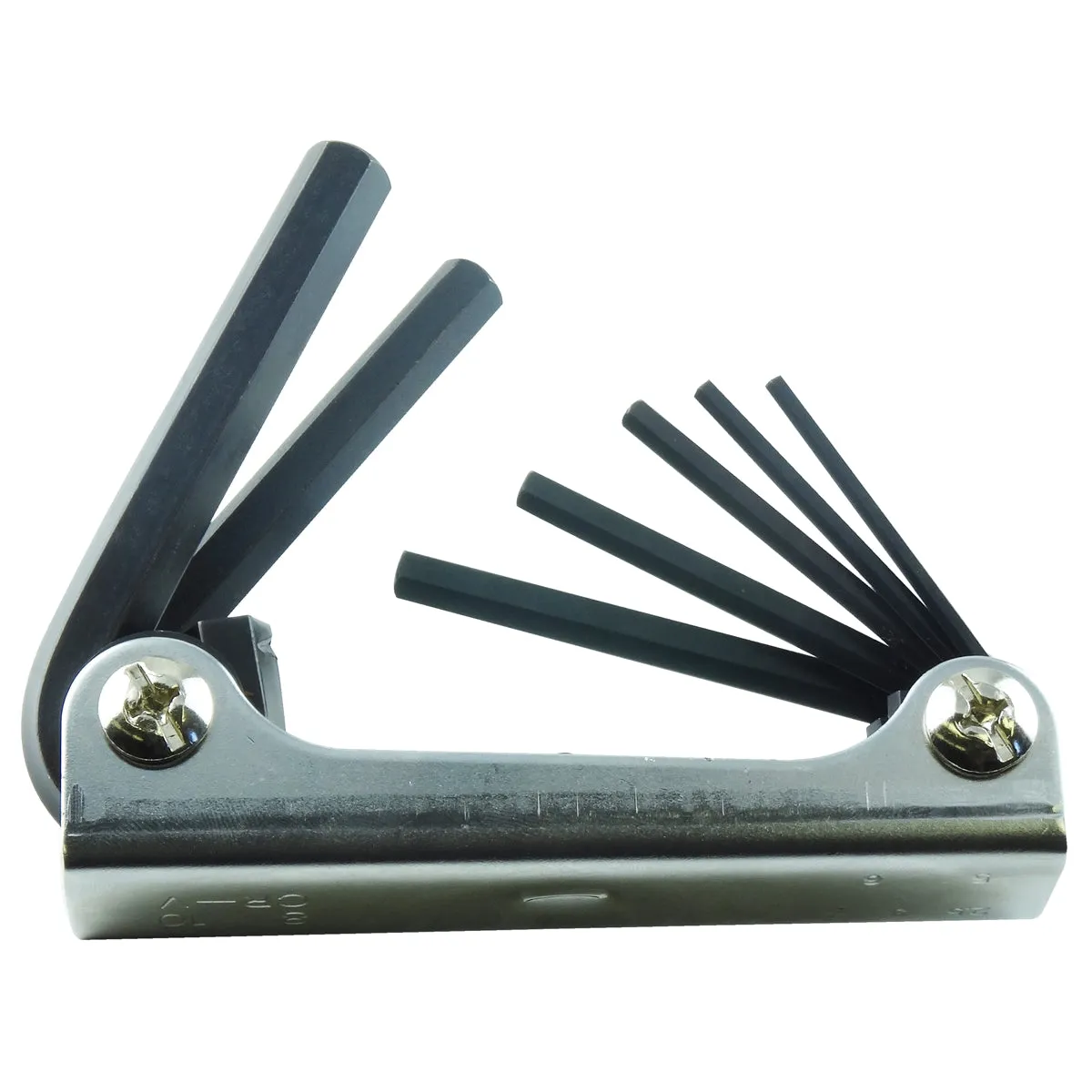 7 Piece Folding Metric Hex Bit Set