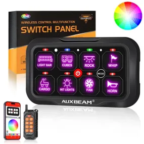 AC-800 RGB Switch Panel with APP&Remote Control, Toggle/ Momentary/ Pulsed Mode Supported