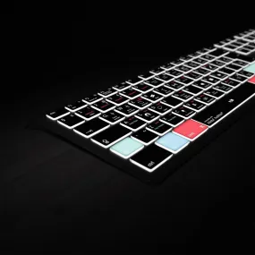 Adobe Audition Keyboard - Backlit Mac & PC