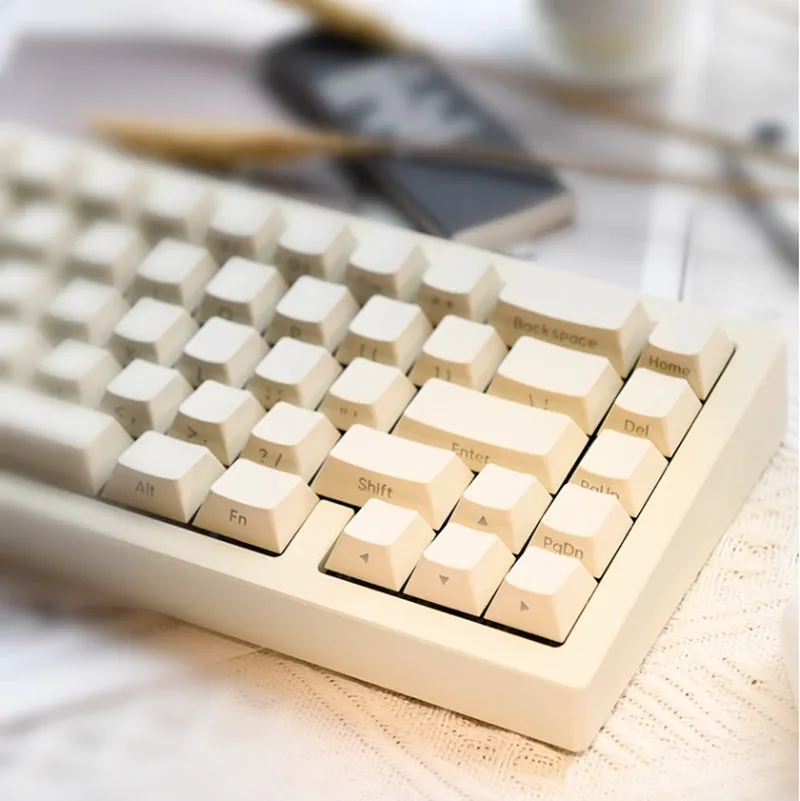 AJAZZ AC067 White Moon Mechanical Keyboard (Renovation Keyboard, Good Condition, Not 1st Hand）