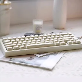 AJAZZ AC067 White Moon Mechanical Keyboard (Renovation Keyboard, Good Condition, Not 1st Hand）