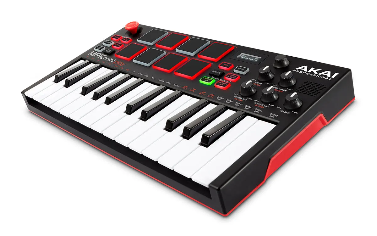 Akai MPK MINI PLAY USB Keyboard Controller With Speakers