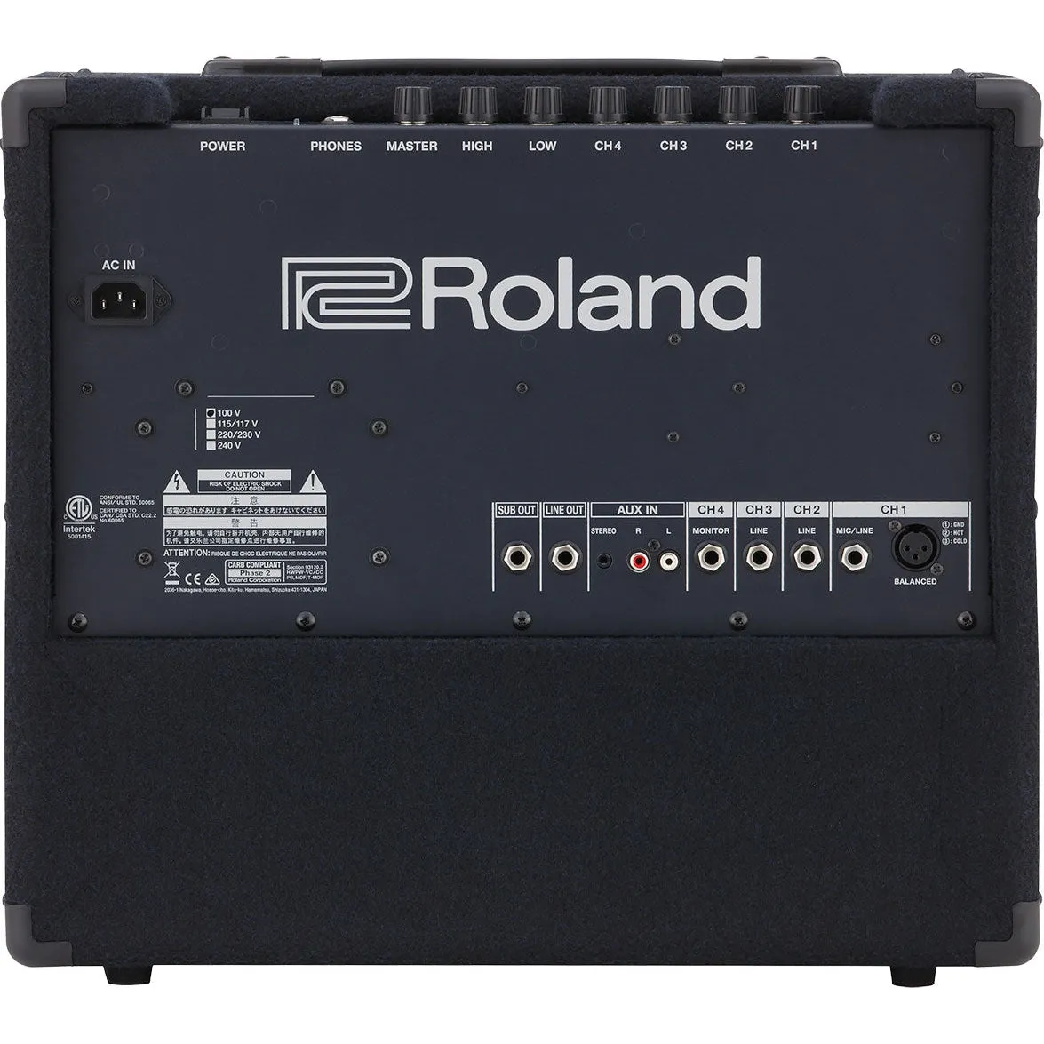 Amplifier Roland KC-200 4-Ch Mixing Keyboard Amplifier, Combo 100W