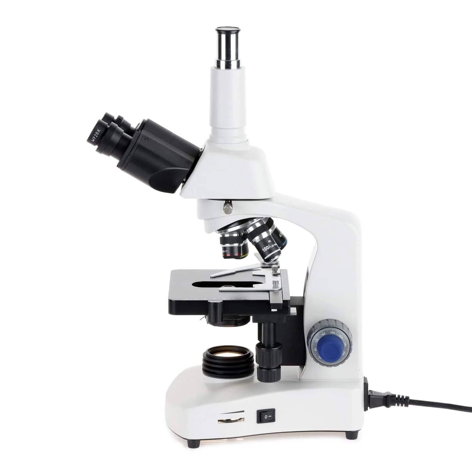 AmScope T340 Series Siedentopf Trinocular Compound Microscope with LED with 9.7" Touchscreen Imaging System