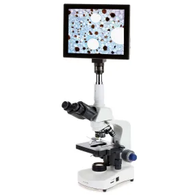 AmScope T340 Series Siedentopf Trinocular Compound Microscope with LED with 9.7" Touchscreen Imaging System