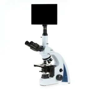 AmScope T670 Series Advanced Trinocular Compound Microscope with 9.7" Touchscreen Imaging System and Koehler LED