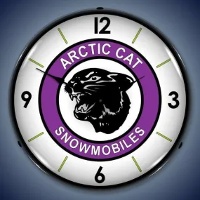 Artic Cat Backlit LED Clock