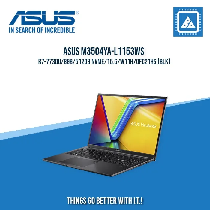 ASUS M3504YA-L1153WS R7-7730U/8GB/512GB NVME | BEST FOR STUDENTS AND FREELANCERS LAPTOP