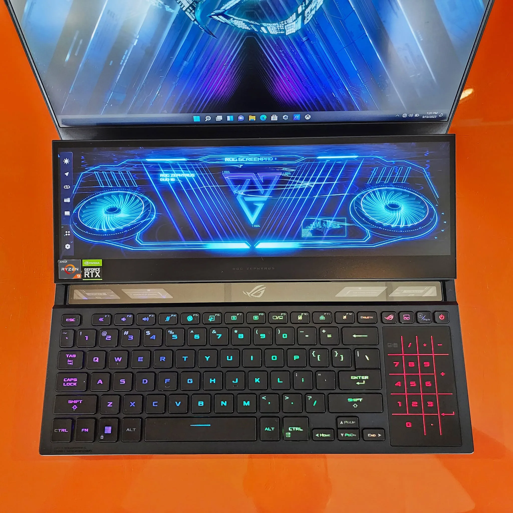 Asus Rog Zephyrus Duo 16 GX650RX-XS97 Ryzen 9 6900hx Rtx 3080 Ti 165hz Qhd  Laptop