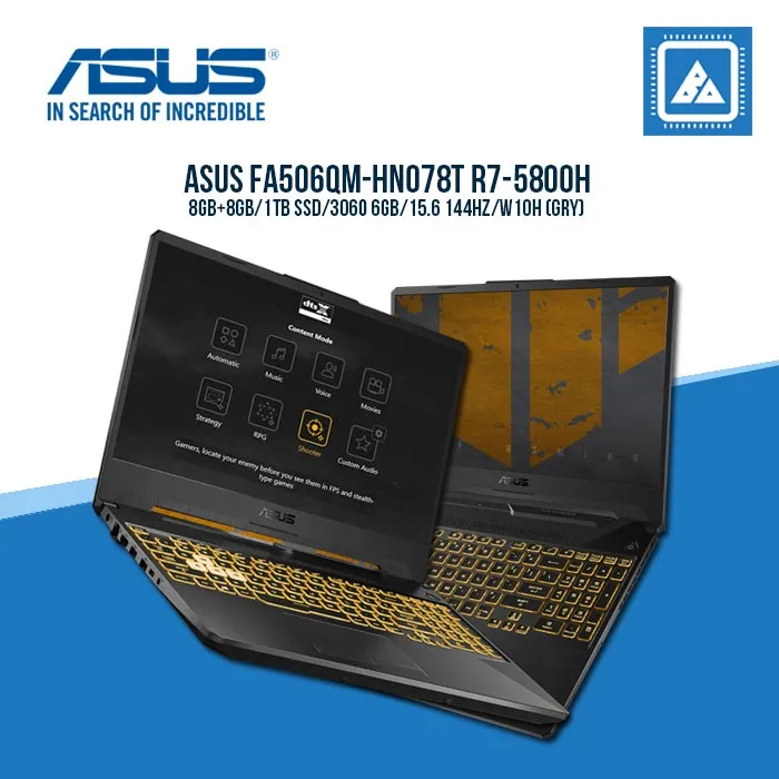 ASUS TUF GAMING A15 FA506QM-HN078T R7-5800H