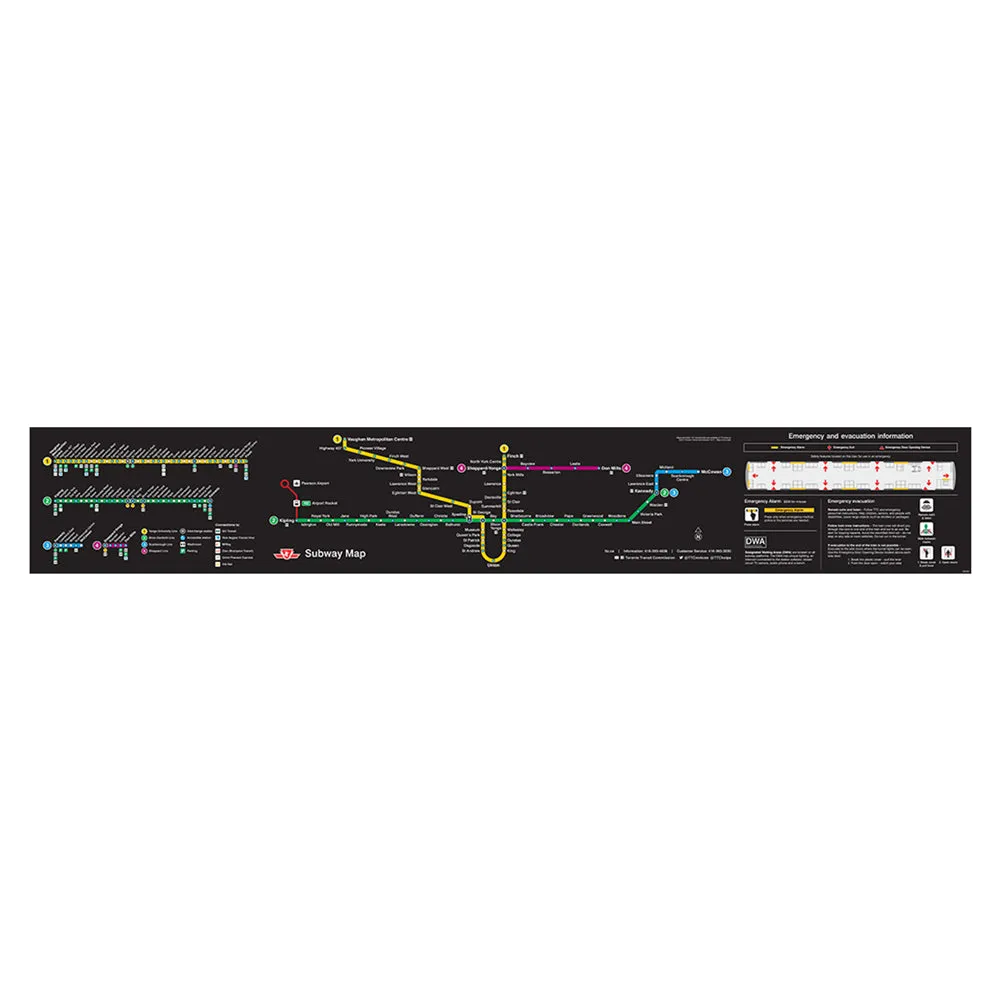 Authentic Subway Map