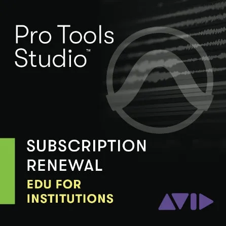 Avid Pro Tools Studio 1-Year Subscription Renewal for Schools (Download)