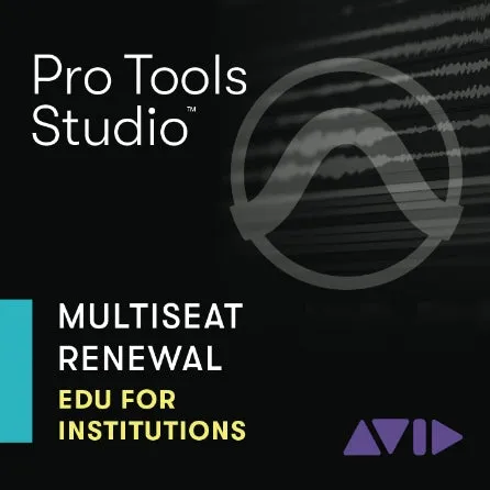 Avid Pro Tools Studio 1-Year Subscription Renewal for Schools Multi-Seat License (Download)