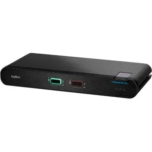 Belkin Universal 2nd Gen Secure KVM Switch w/ CAC - 2 Computer(s) - 1 Local User(s) - 3840 x 2160 - 7 x USBHDMI - Desktop, Under TableDisplayPort - TAA Compliant