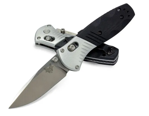 Benchmade Mini-Barrage 586 Plain Edge Folding Knife (2.91 Inch Blade)