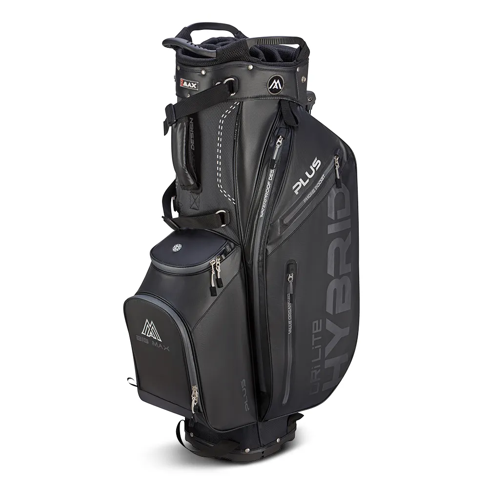 Big Max Dri Lite Hybrid Plus Golf Stand Bag 2024 - Black