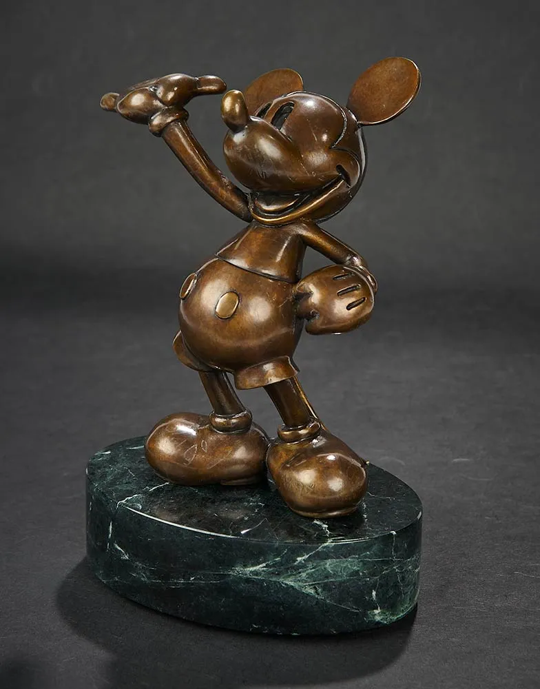 BRONZE MICKEY A MOUSE IN A MILLION a CHILMARK DISNEY SCULPTURE