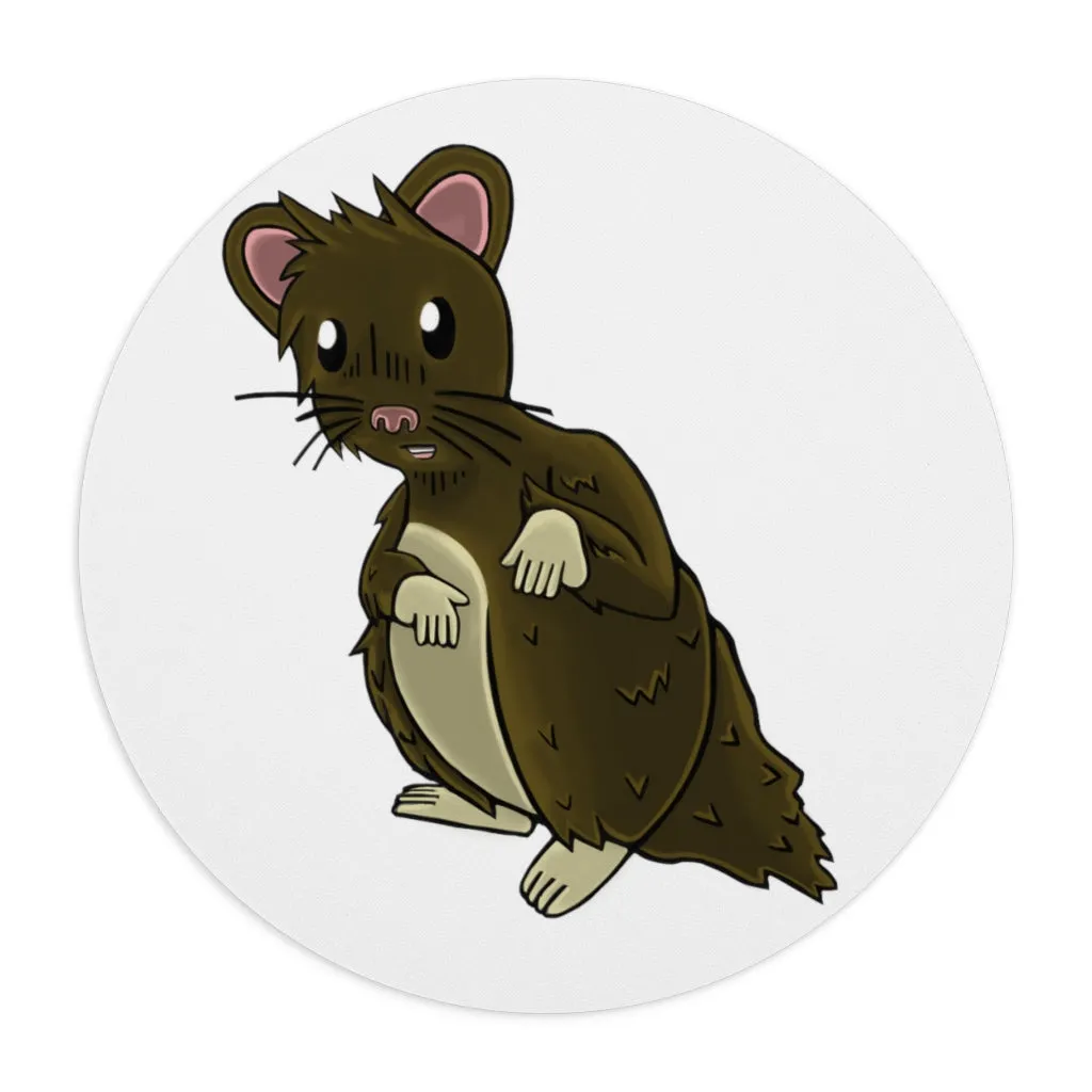 Brown Hamster Mouse Pad