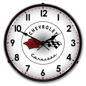 C1 Corvette Backlit LED Clock