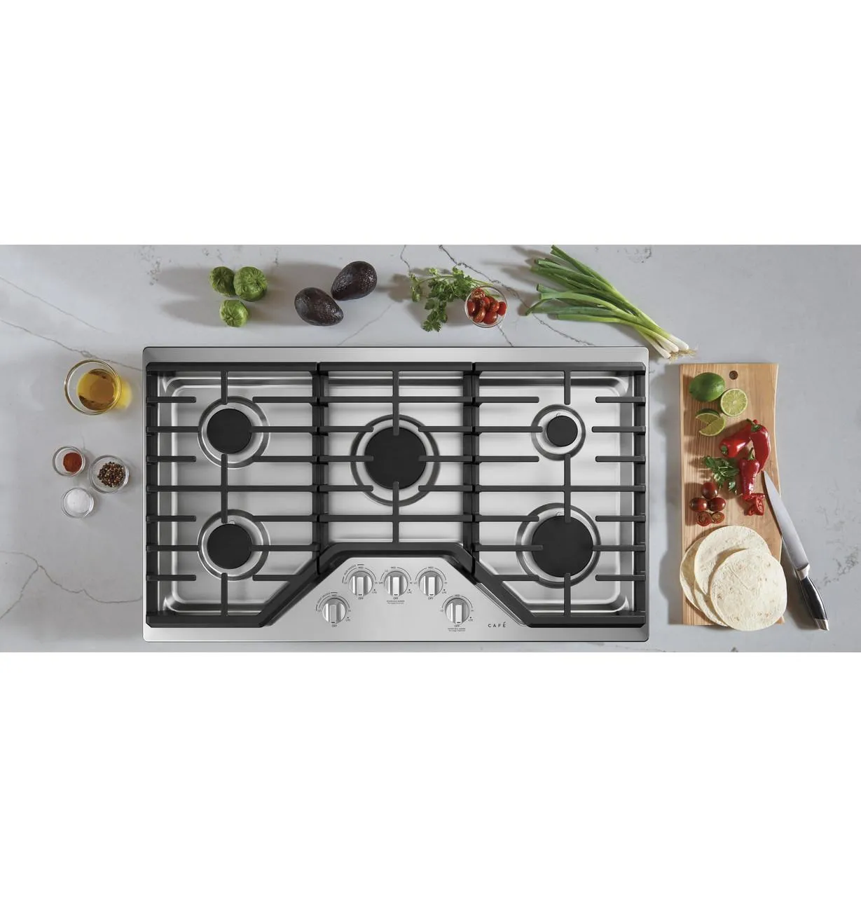 Cafe CGP70362NS1 Caf(eback)™ 36" Gas Cooktop