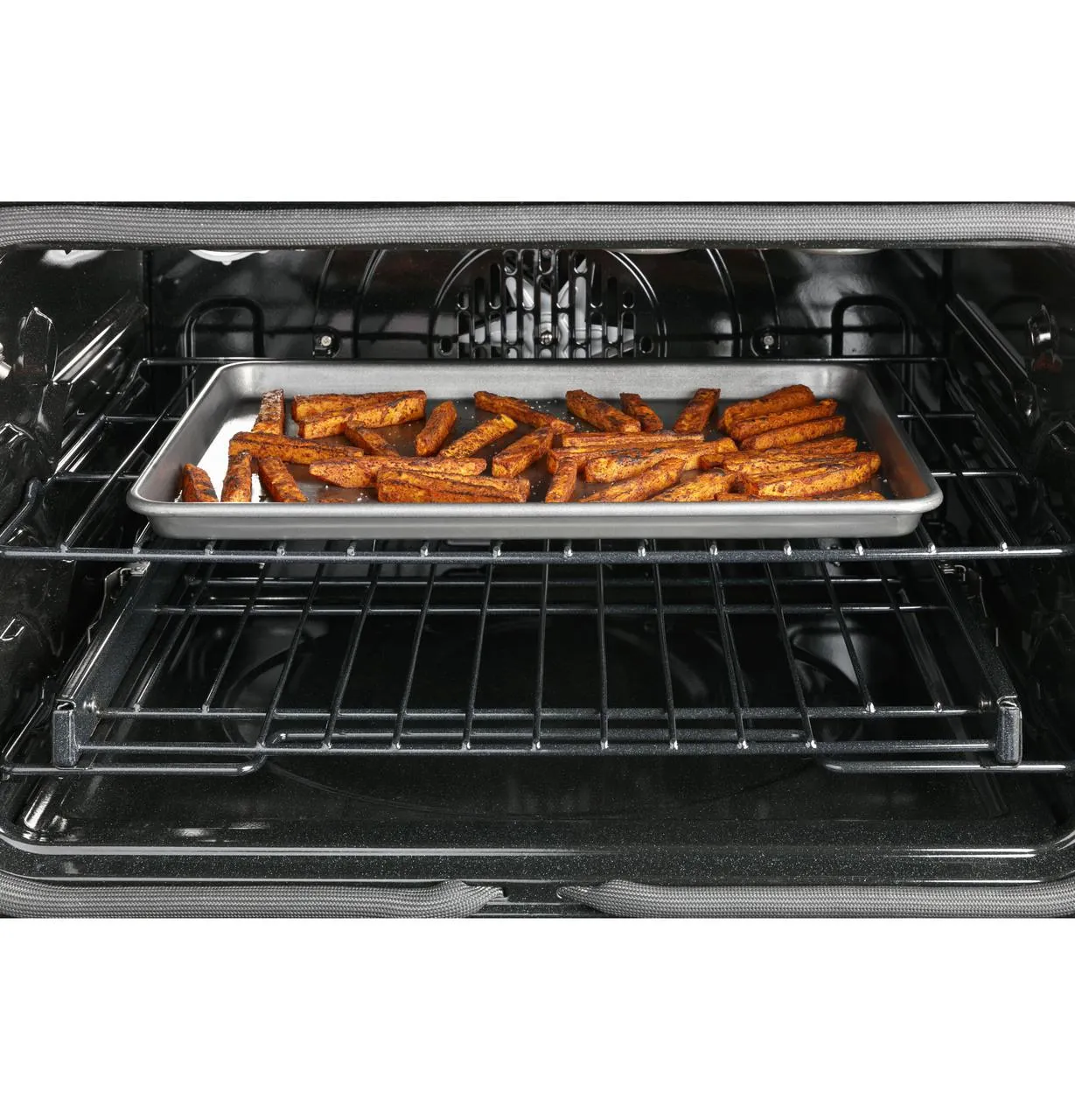 Cafe CHS900P2MS1 Caf(eback)™ 30" Smart Slide-In, Front-Control, Induction and Convection Range with Warming Drawer