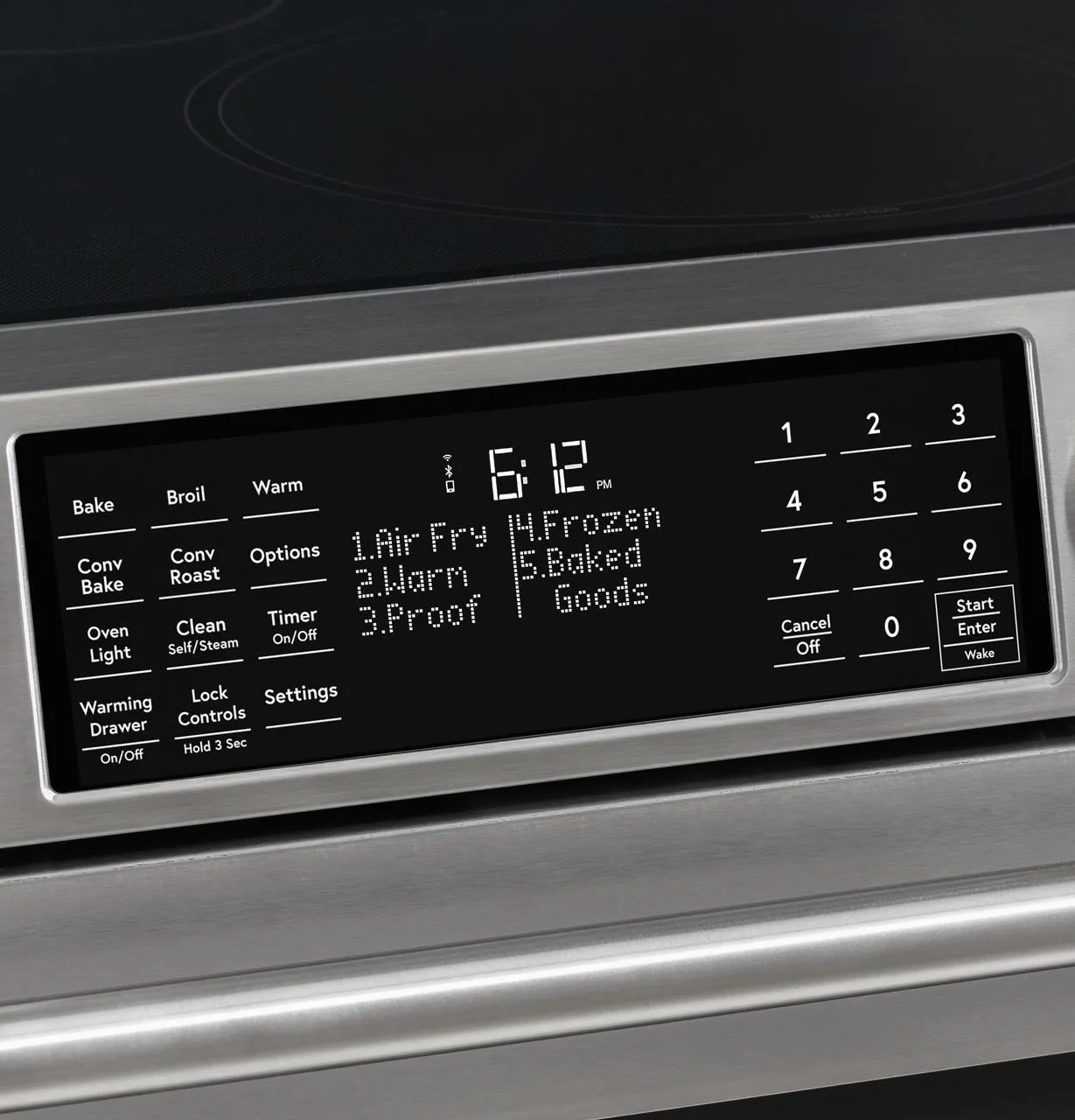 Cafe CHS900P2MS1 Caf(eback)™ 30" Smart Slide-In, Front-Control, Induction and Convection Range with Warming Drawer