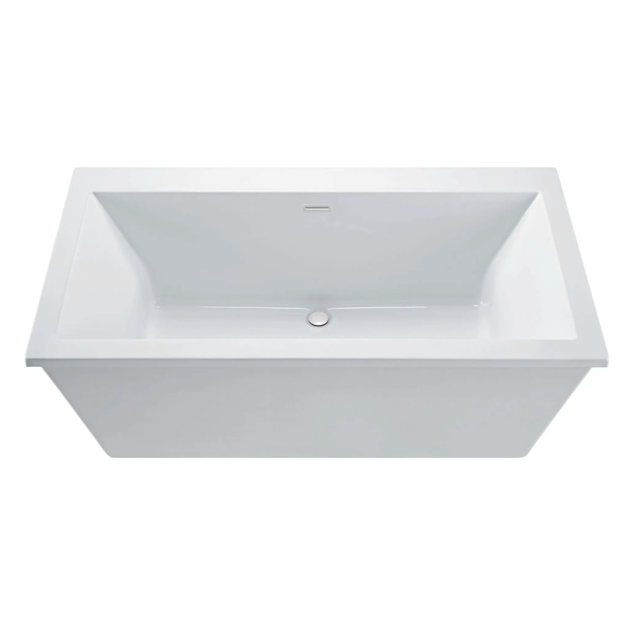 Cahaba Logan 66 in. Freestanding Acrylic Tub in Glossy White