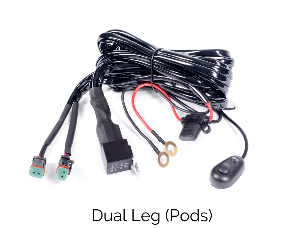 Cali Raised LED Wiring Harness - Dual Leg