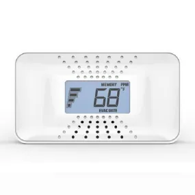 Carbon Monoxide Alarm with Temperature Digital Display