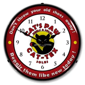 Cats Paw Backlit LED Clock