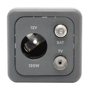 CBE 12V Power & TV Satellite Socket