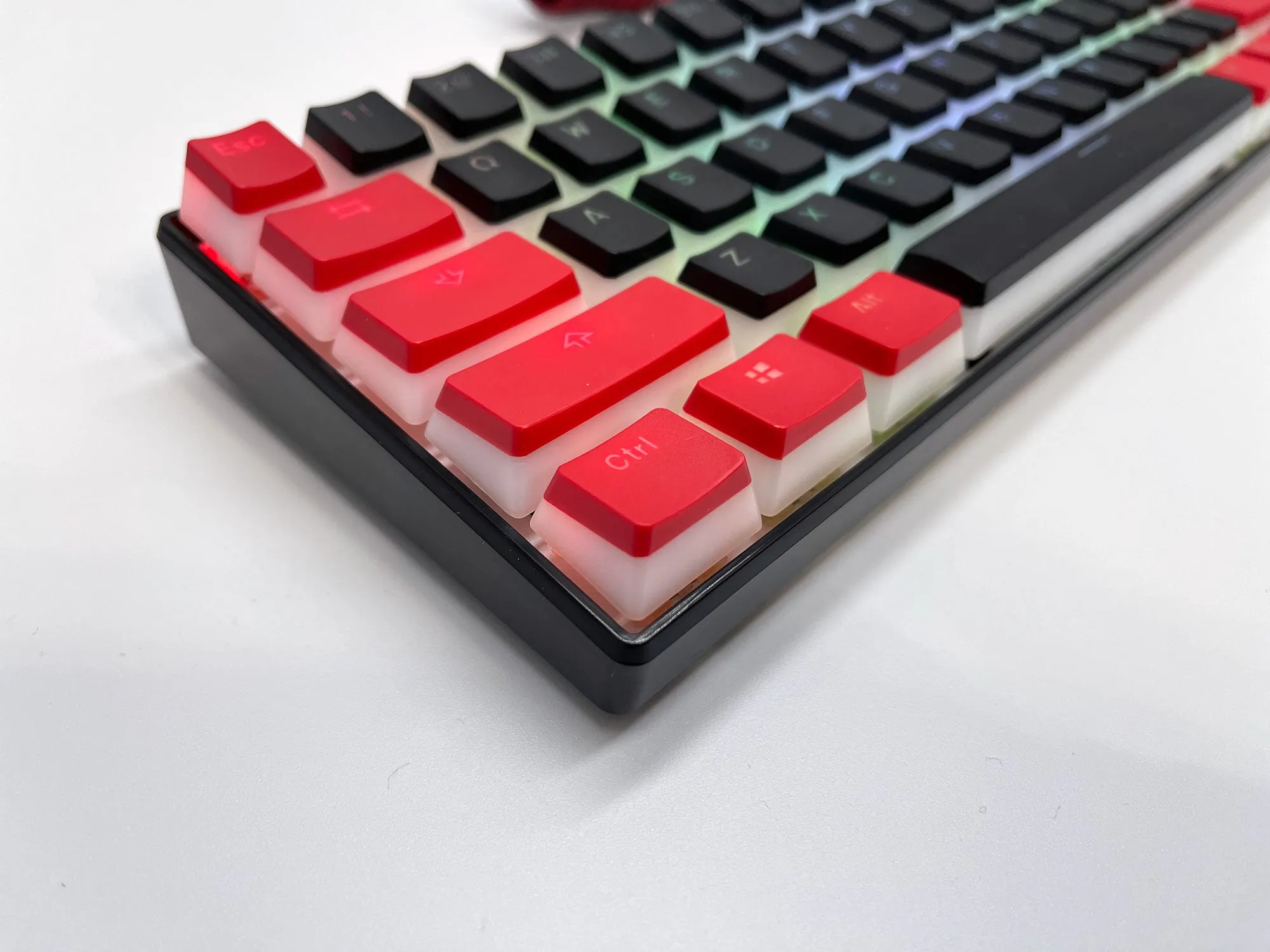 Cherry Edition Custom Built Royal Kludge RK61 RGB 60% Wireless-Wired Mechanical Keyboard