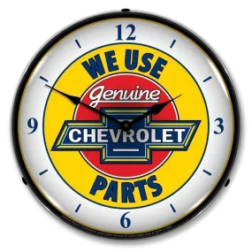 Chevy Parts Backlit LED Clock