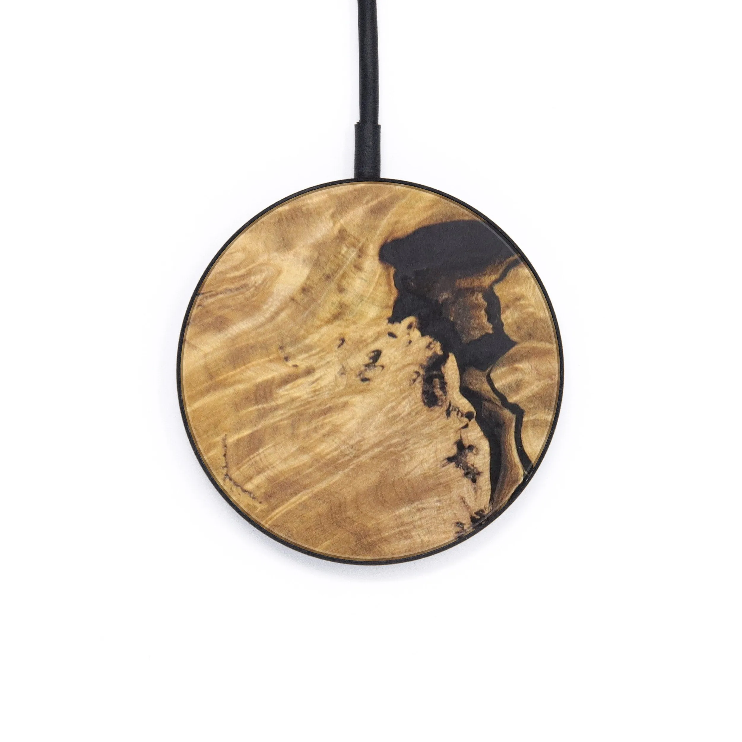 Circle Burl Wood Wireless Charger - Malorie (Buckeye Burl, 611778)