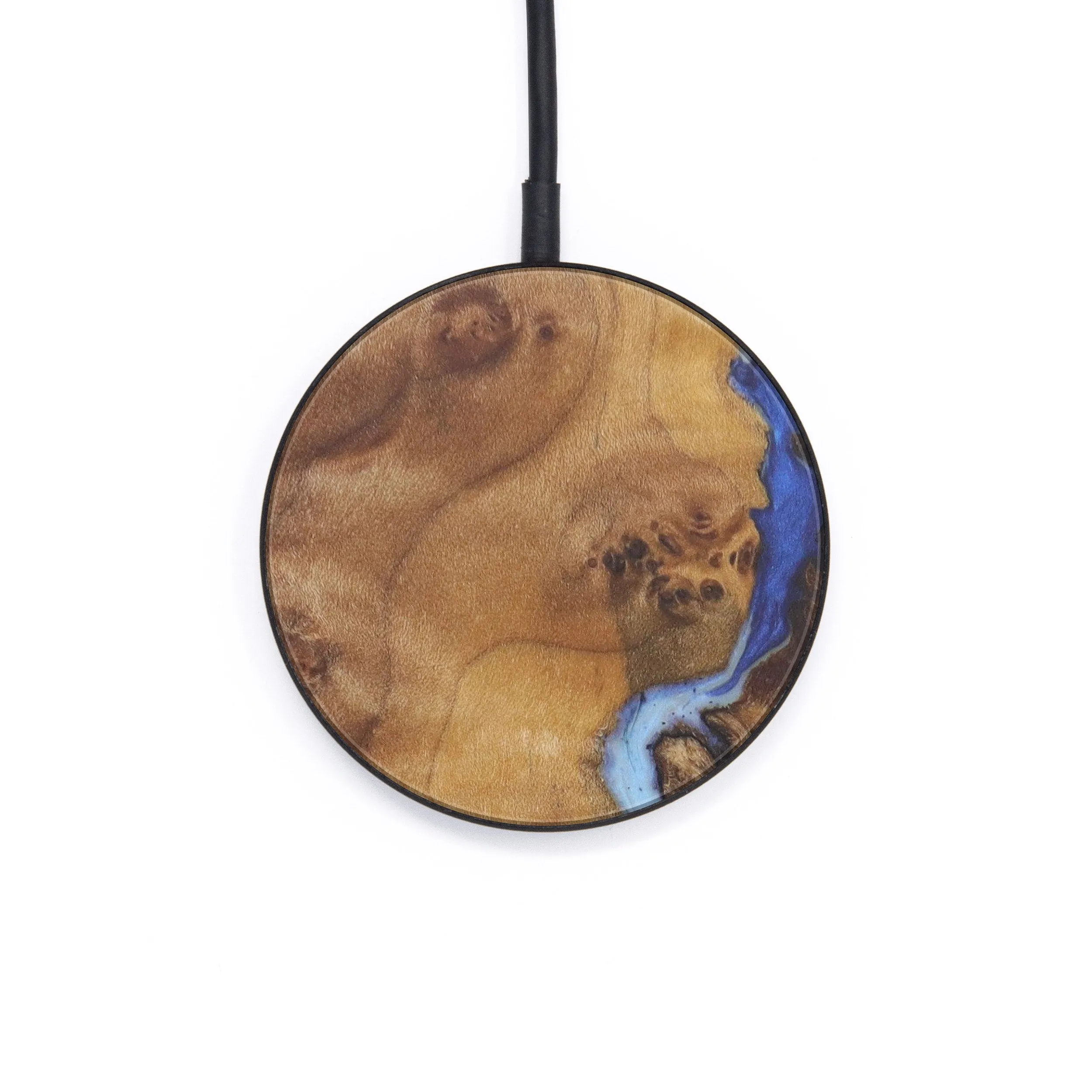 Circle Burl Wood Wireless Charger - Yatish (Maple Burl, 599237)