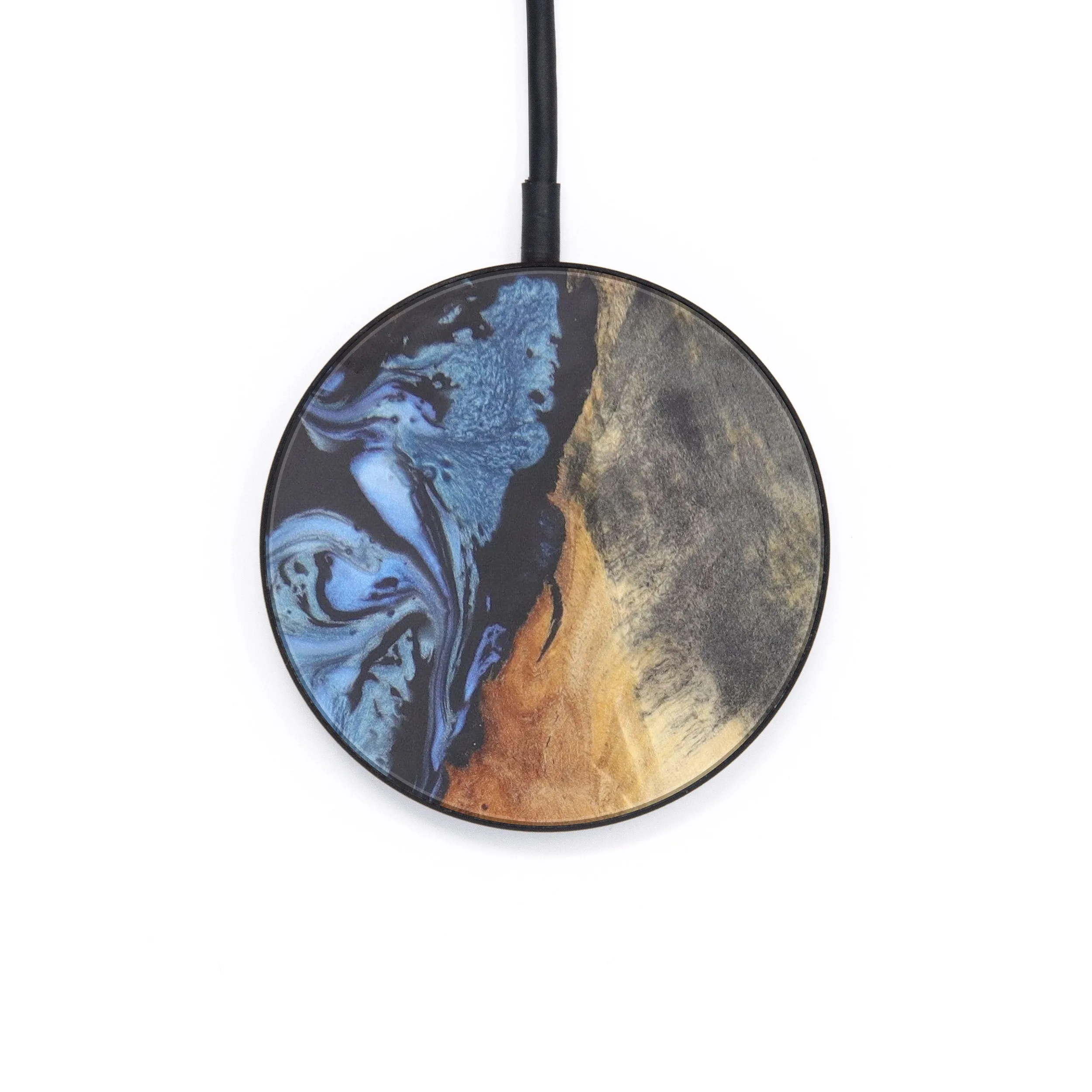 Circle Wood Resin Wireless Charger - Catherine (Artist Pick, 607093)